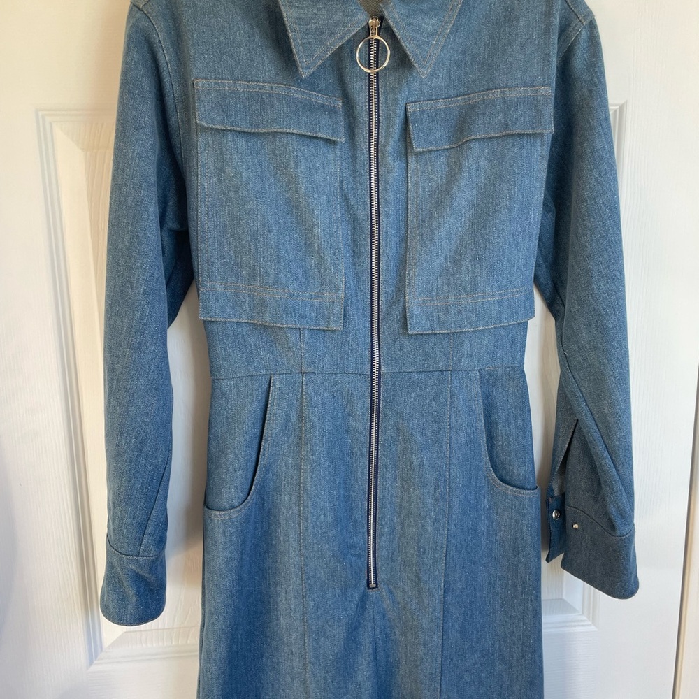 Tela Denim zipper Dress